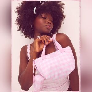 LoveShackFancy - Victoria's Secret - PINK - Gingham Purse/Tote